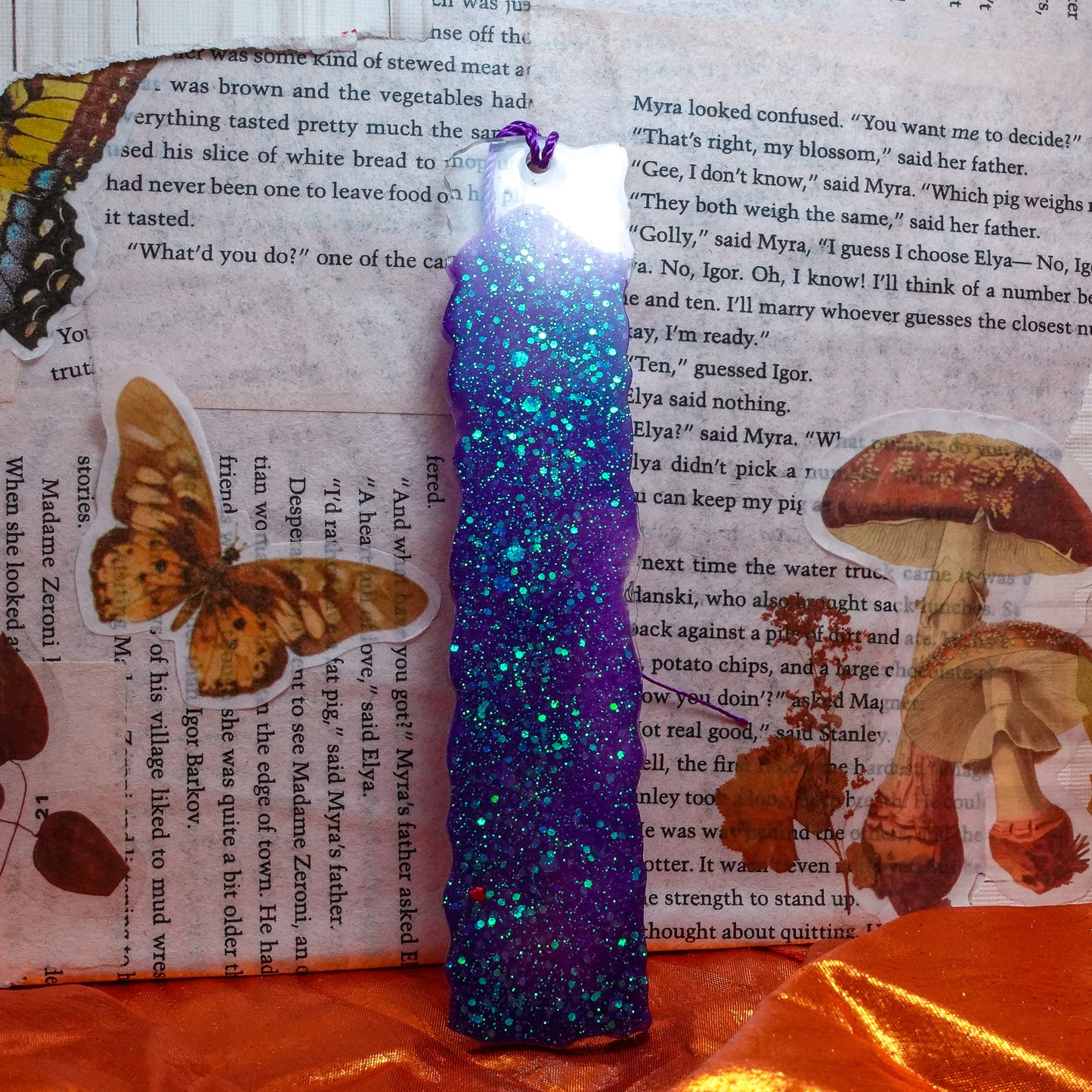 Handmade Resin Bookmarks