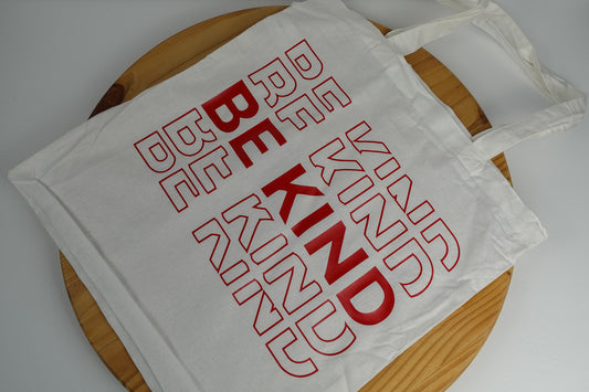 Handmade Be Kind Tote Bag