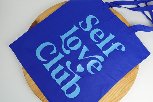 Handmade Self Love Club Tote Bag