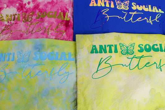 Handmade Anti-Social Butterfly Tote Bag