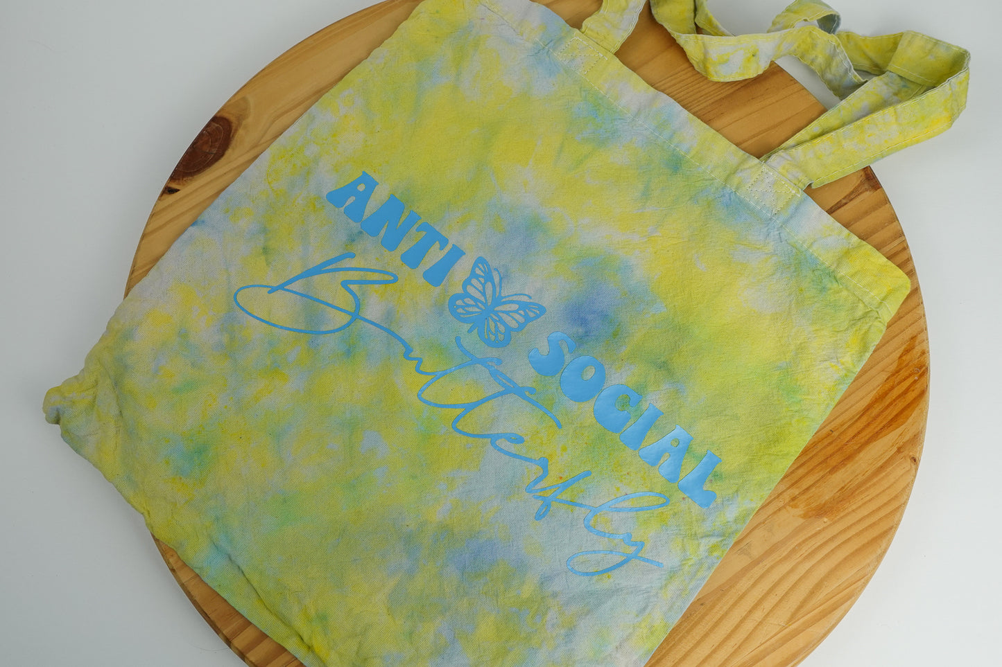 Handmade Anti-Social Butterfly Tote Bag