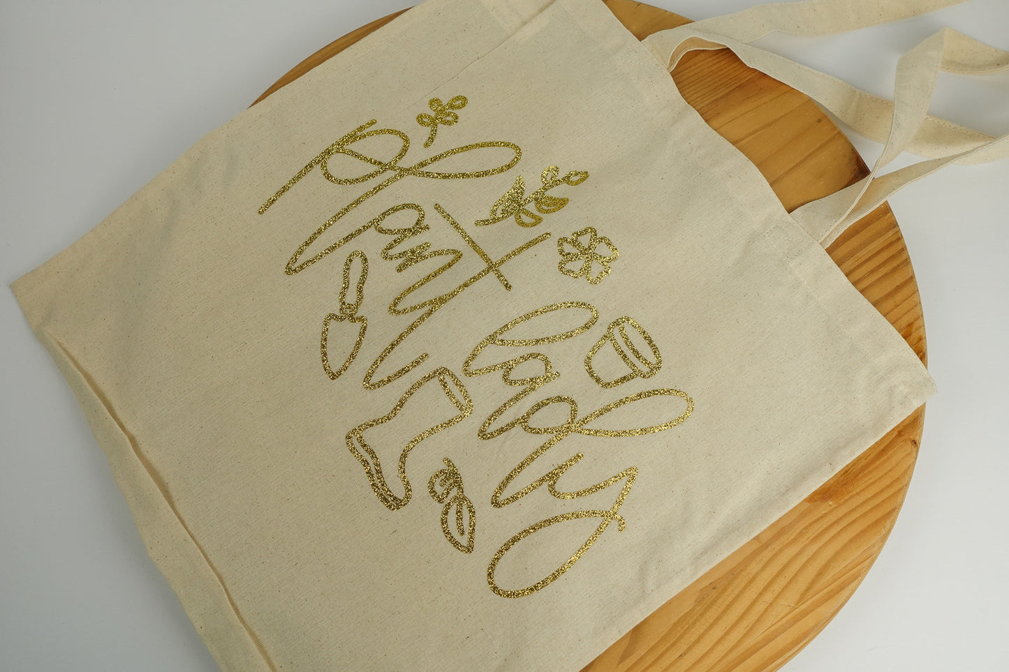 Handmade Plant Lady Tote Bag