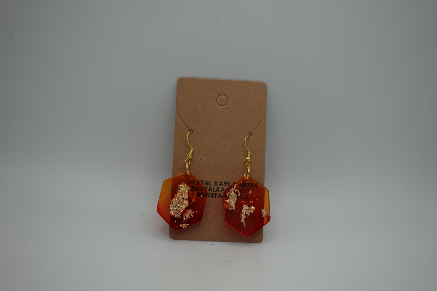 Limited Collection: Fire Opal Dangle Earrings