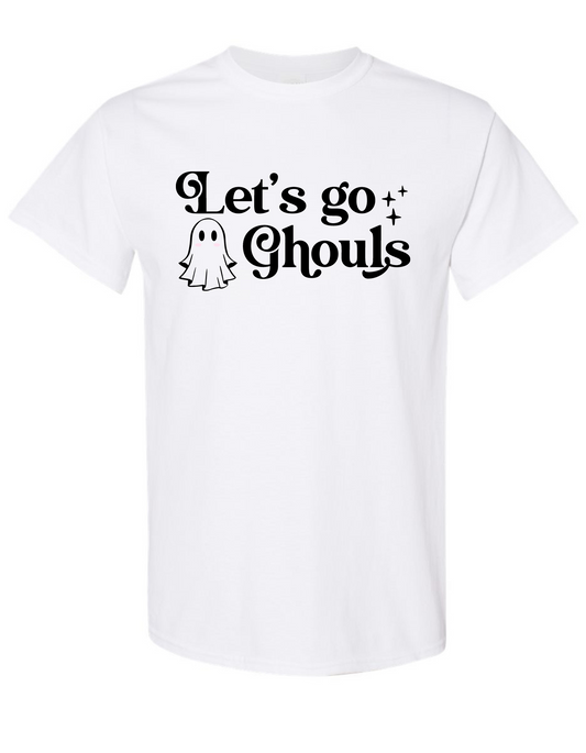 Made to Order Handmade Let's Go Ghouls Halloween Short Sleeve Shirt