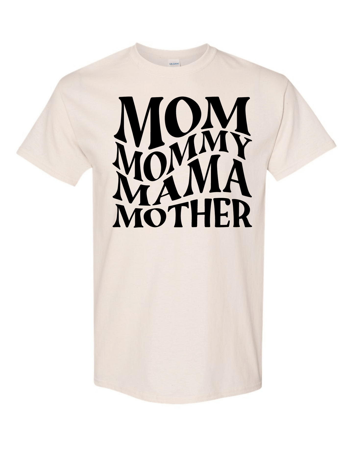 Made to Order Handmade Mom, Mommy, Mama, Mother Mother's Day Short Sleeve Shirt